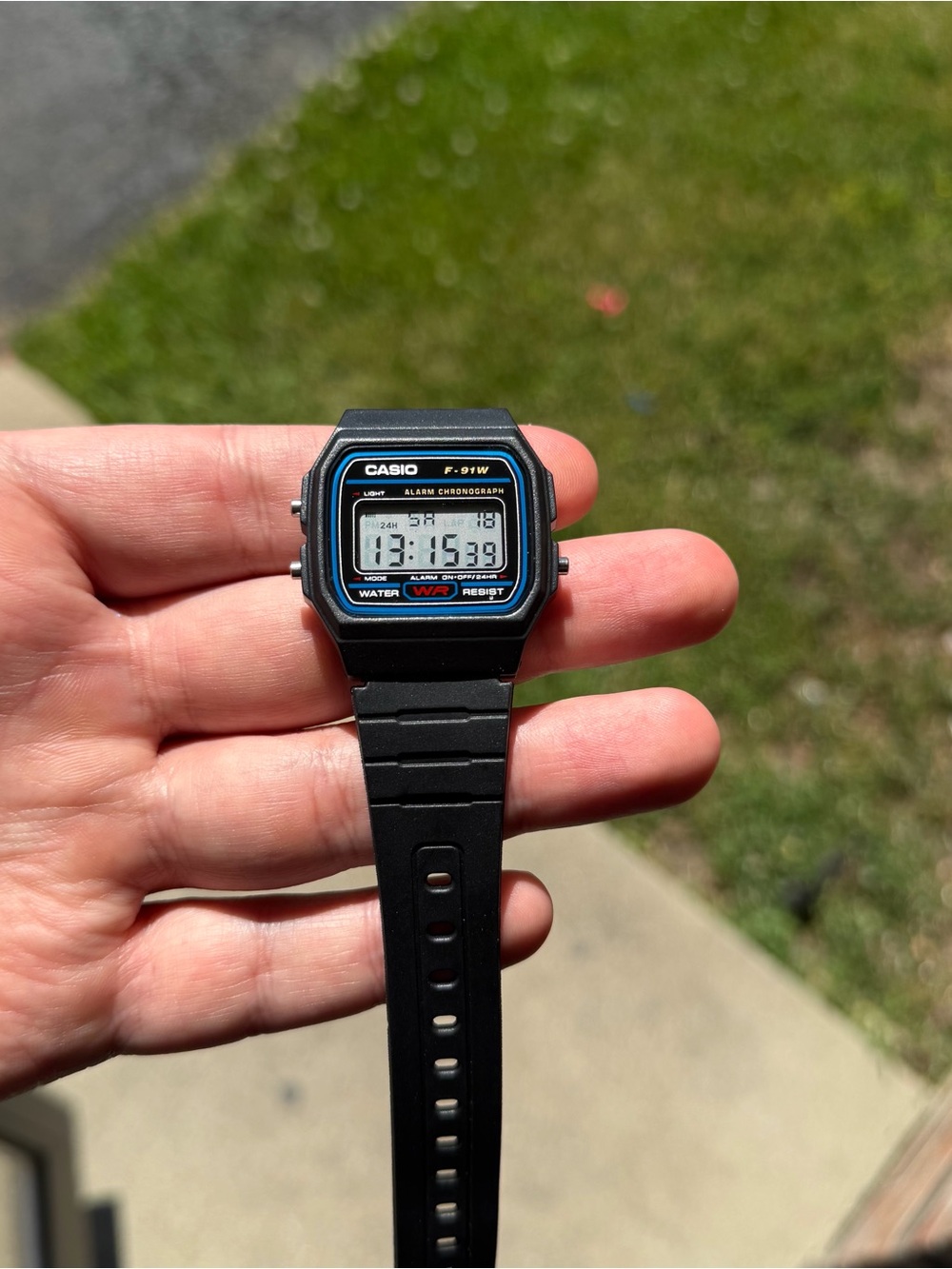 Vintage Black Casio Digital Watch